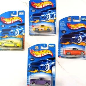 4 HOT WHEELS TRUCKS